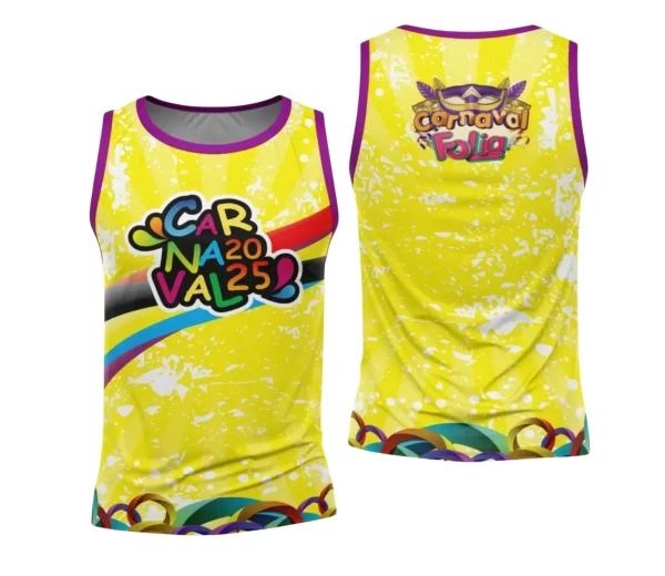 Arte Uniforme Camisa - Bloco Abadá Sublimação Carnaval - 2025