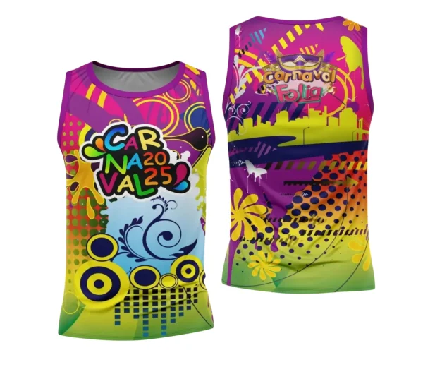 Arte Uniforme Camisa - Bloco Abadá Sublimação Carnaval - 2025