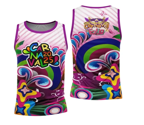 Arte Uniforme Camisa - Bloco Abadá Sublimação Carnaval - 2025