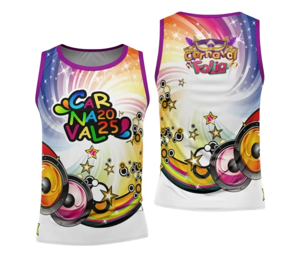 Arte Uniforme Camisa - Bloco Abadá Sublimação Carnaval - 2025