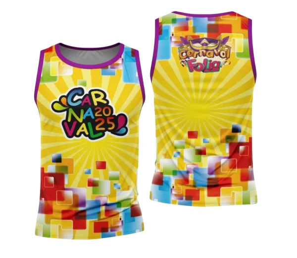 Arte Uniforme Camisa - Bloco Abadá Sublimação Carnaval - 2025