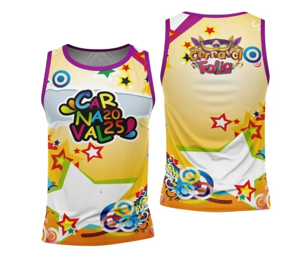 Arte Uniforme Camisa - Bloco Abadá Sublimação Carnaval - 2025