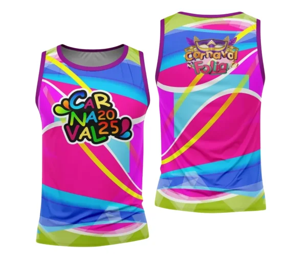 Arte Uniforme Camisa - Bloco Abadá Sublimação Carnaval - 2025