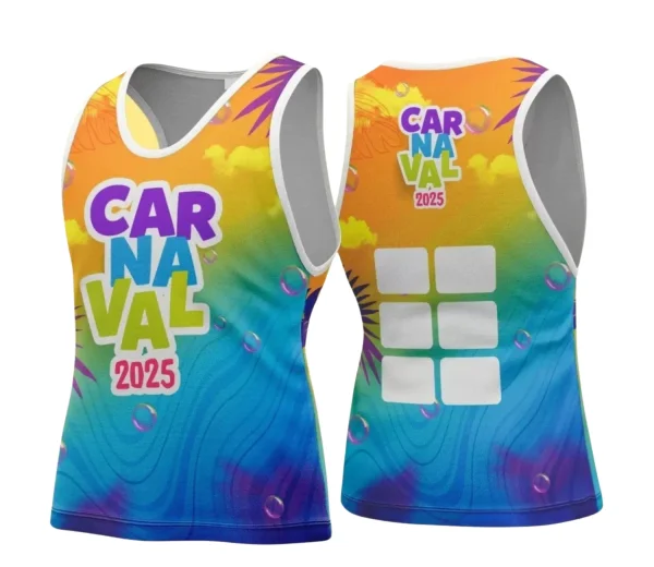 Arte Uniforme Camisa - Bloco Abadá Sublimação Carnaval - 2025