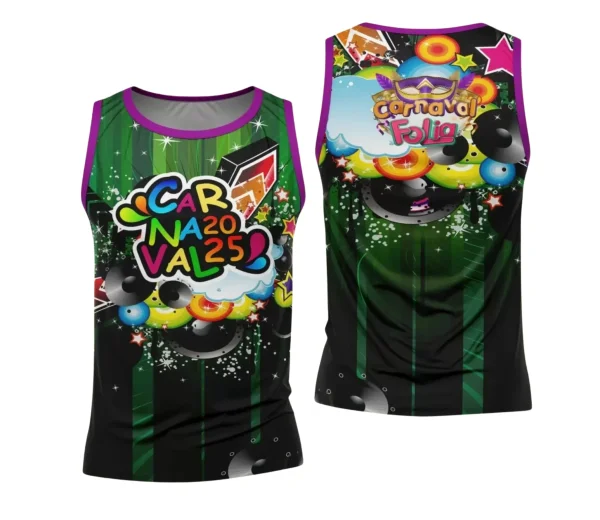 Arte Uniforme Camisa - Bloco Abadá Sublimação Carnaval - 2025