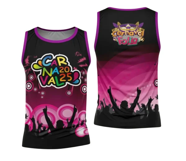 Arte Uniforme Camisa - Bloco Abadá Sublimação Carnaval - 2025