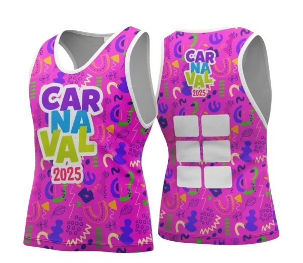 Arte Uniforme Camisa - Bloco Abadá Sublimação Carnaval - 2025