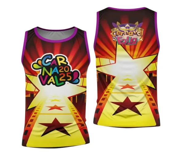 Arte Uniforme Camisa - Bloco Abadá Sublimação Carnaval - 2025