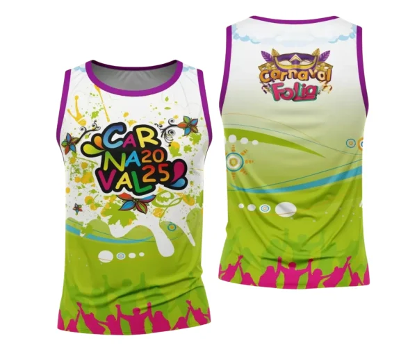 Arte Uniforme Camisa - Bloco Abadá Sublimação Carnaval - 2025