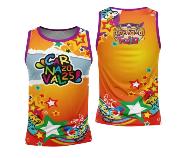 Arte Uniforme Camisa - Bloco Abadá Sublimação Carnaval - 2025