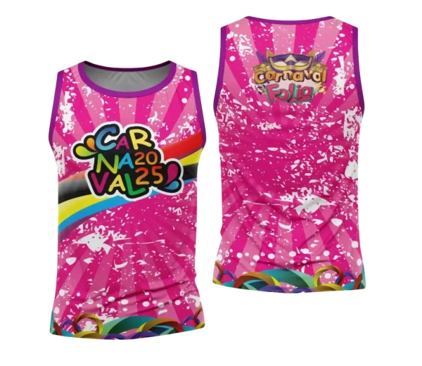 Arte Uniforme Camisa - Bloco Abadá Sublimação Carnaval - 2025