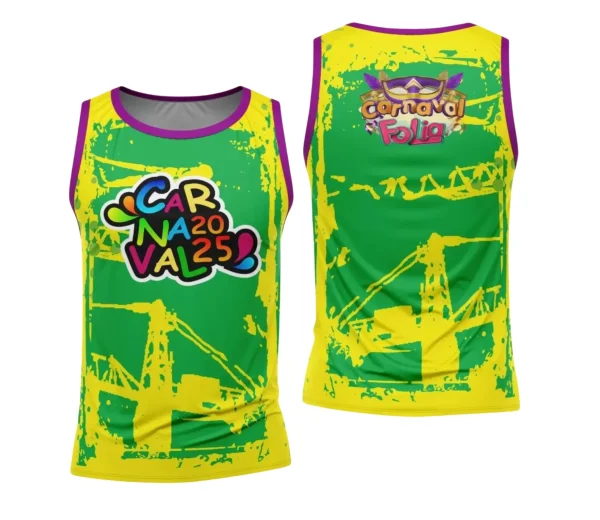 Arte Uniforme Camisa - Bloco Abadá Sublimação Carnaval - 2025