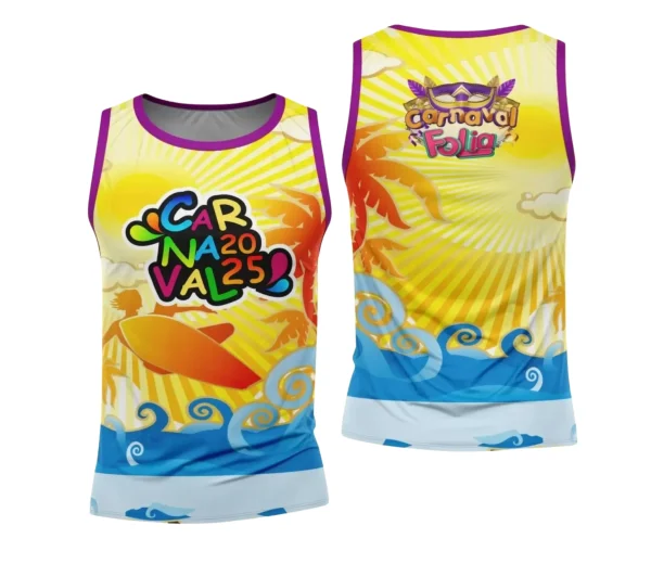 Arte Uniforme Camisa - Bloco Abadá Sublimação Carnaval - 2025