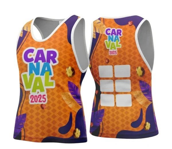 Arte Uniforme Camisa - Bloco Abadá Sublimação Carnaval - 2025