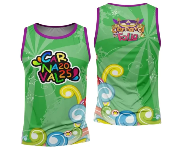 Arte Uniforme Camisa - Bloco Abadá Sublimação Carnaval - 2025