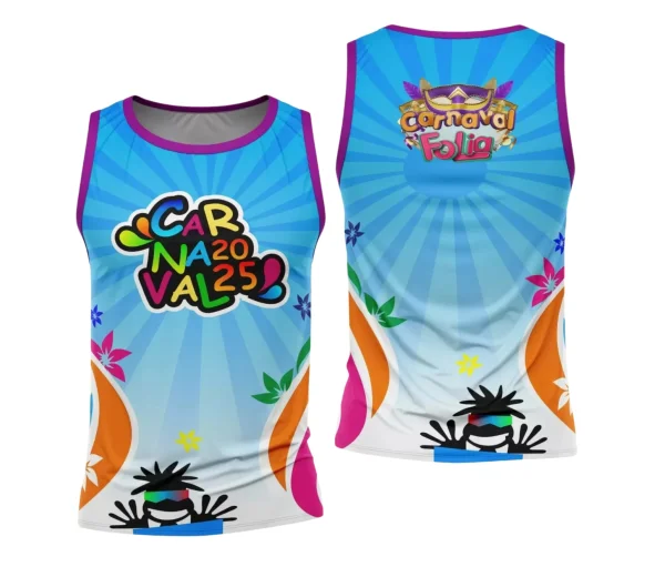Arte Uniforme Camisa - Bloco Abadá Sublimação Carnaval - 2025