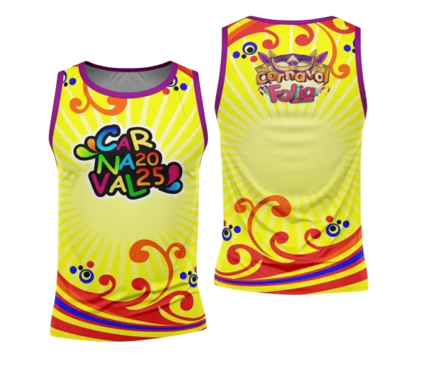 Arte Uniforme Camisa - Bloco Abadá Sublimação Carnaval - 2025