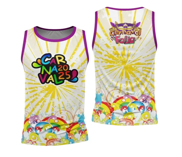 Arte Uniforme Camisa - Bloco Abadá Sublimação Carnaval - 2025