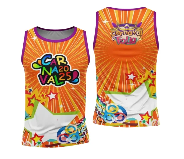 Arte Uniforme Camisa - Bloco Abadá Sublimação Carnaval - 2025