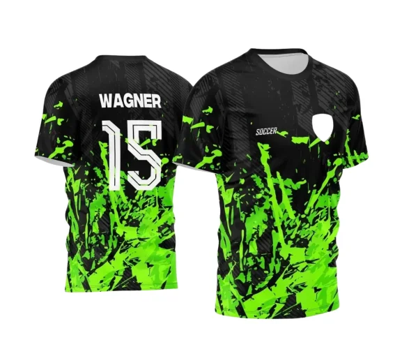 Arte Vetor Camisa 2024 - Time Amador Preta e Verde