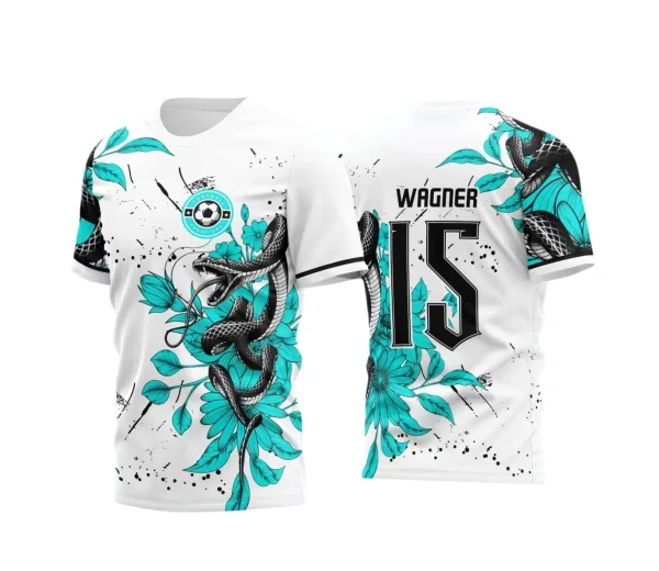 Arte Vetor Camisa Branca - Interclasse 2024 - Jogos Internos 2024 - Serpente