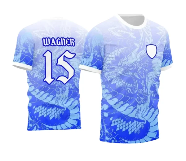 Camisa Interclasse Escolar Tema Dragão