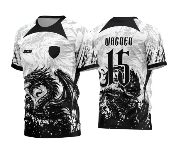 Camisa Interclasse Escolar Tema Dragão