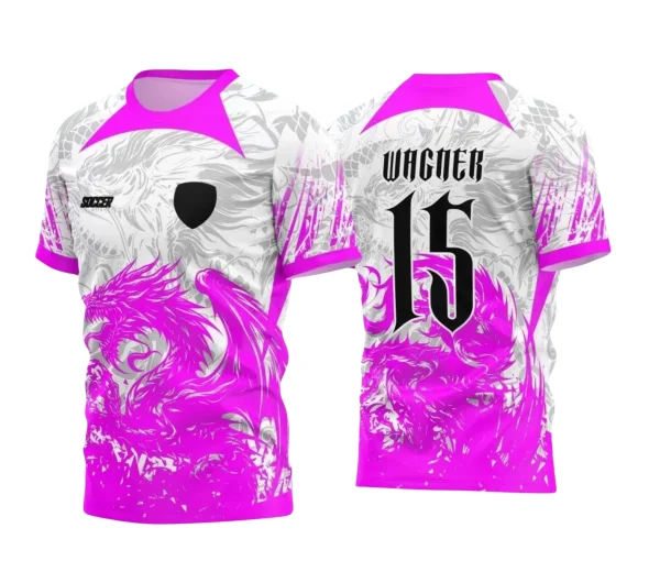 Camisa Interclasse Escolar Tema Dragão