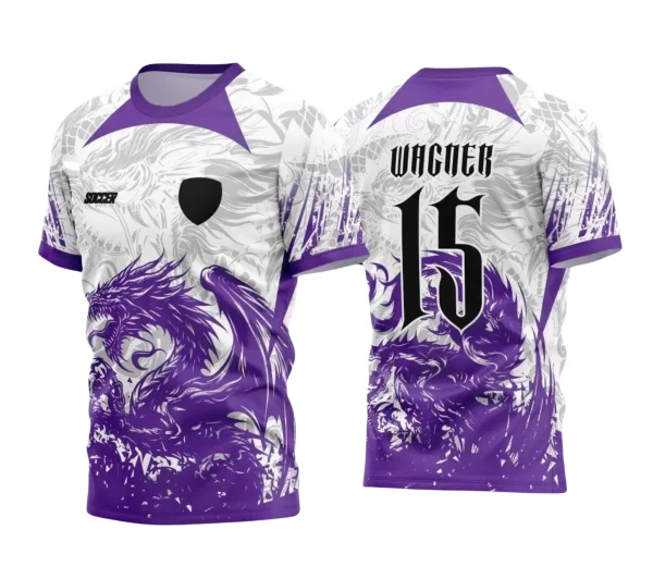 Camisa Interclasse Escolar Tema Dragão