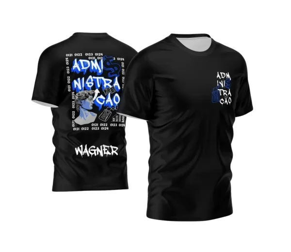 Arte Vetor Camisa Formandos Administração