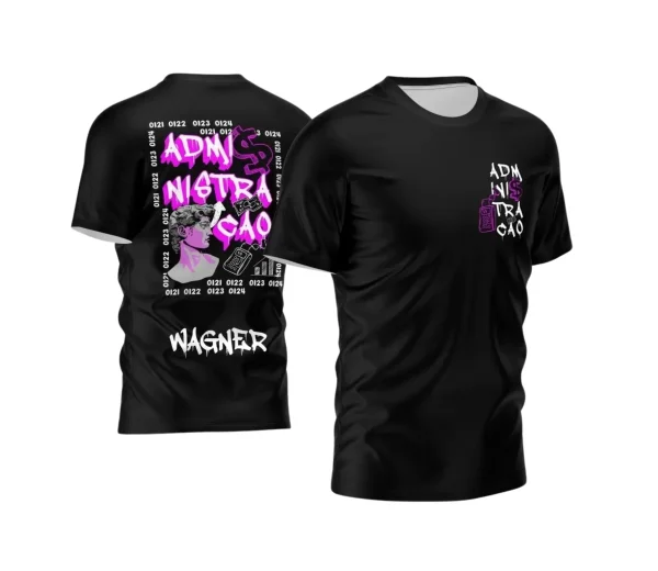 Arte Vetor Camisa Formandos Administração