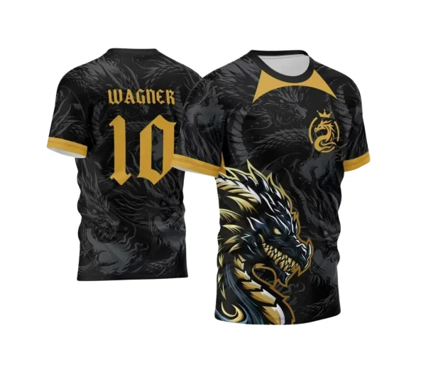 Arte Vetor Camisa InterClasse 2024 Dragão