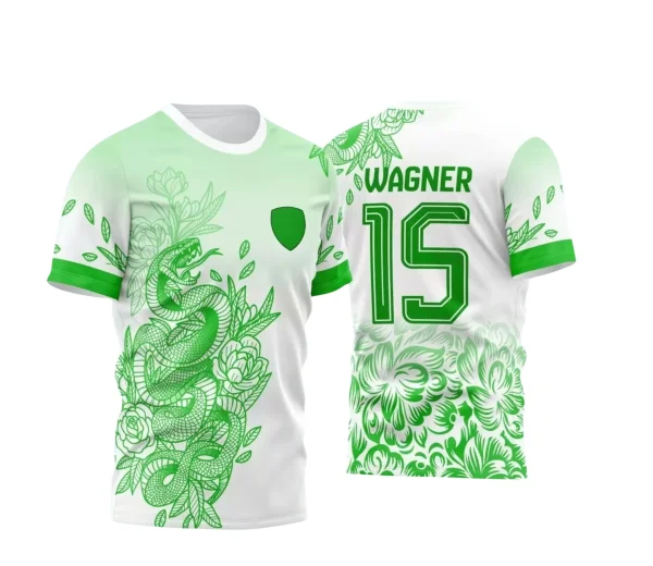 Arte Vetor Camisa  Interclasse 2024 - Cobra Verde
