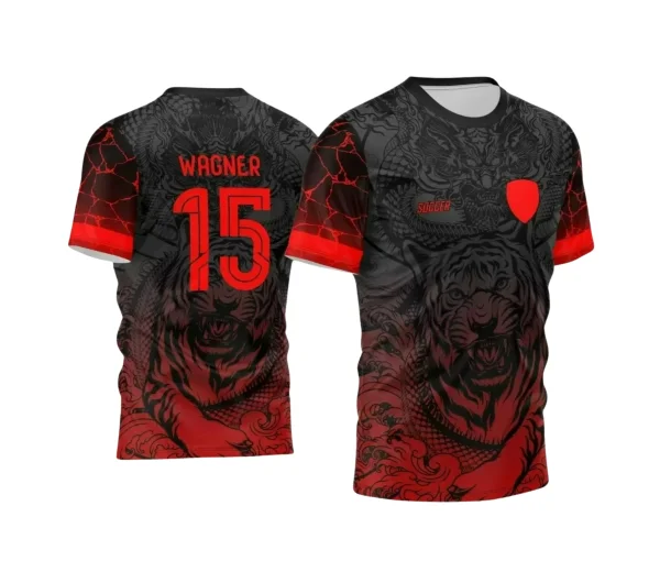 Arte Vetor Camisa Interclasse 2024 - Dragão e Tigre