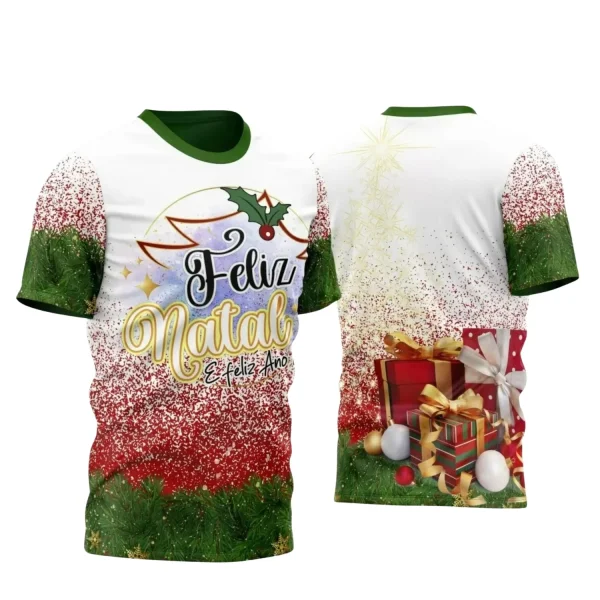 Arte Vetor - Camisa Natalina - Natal 2024 - Natal Família