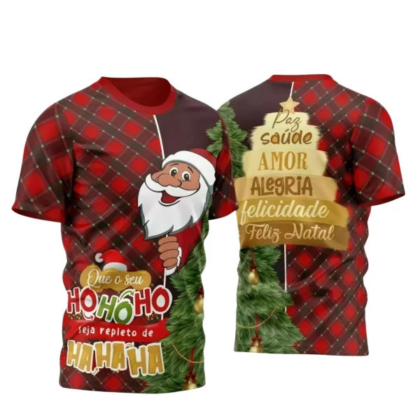 Arte Vetor - Camisa Natalina - Natal 2024 - Natal Família