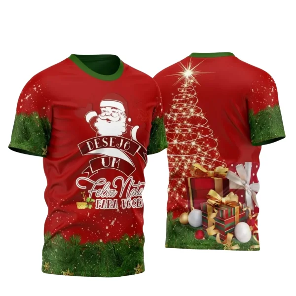 Arte Vetor - Camisa Natalina - Natal 2024 - Natal Família