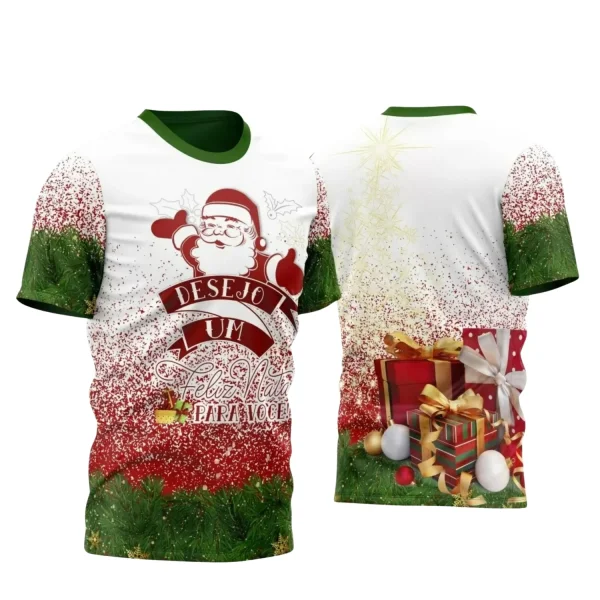 Arte Vetor - Camisa Natalina - Natal 2024 - Natal Família