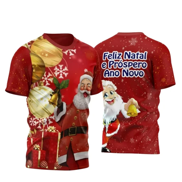 Arte Vetor - Camisa Natalina - Natal 2024 - Natal Família