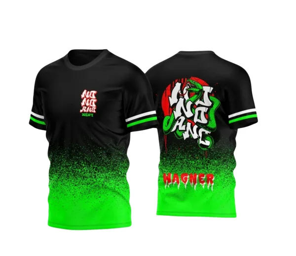 Arte Vetor Camisa Nono Ano 2024 Cobra Verde