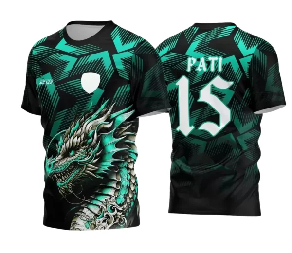 Camisa Interclasse Escolar Tema Dragão  Doces Desenhos