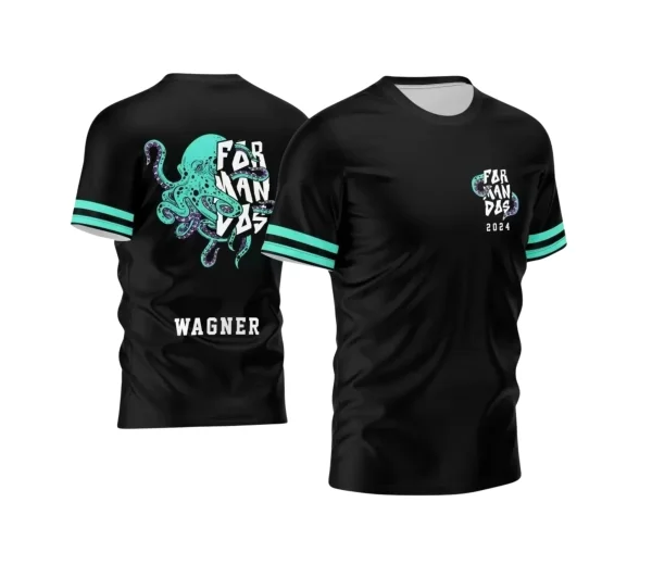 Arte Vetor Camisa Preta - Interclasse 2024 - Jogos Internos 2024 - Formandos 2024 - Polvo Verde
