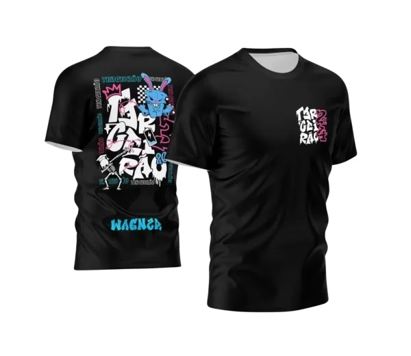 Arte Vetor Camisa Preta - Interclasse 2024 - Jogos Internos 2024 - Terceirão 2024 - Coelho