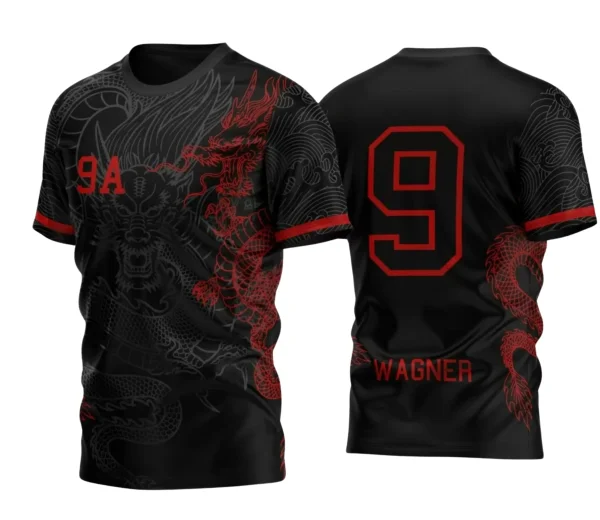 Camisa Interclasse Escolar Tema Dragão