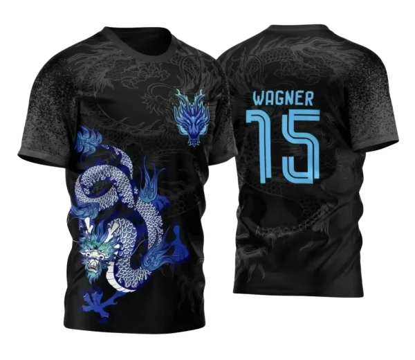 Camisa Interclasse Escolar Tema Dragão