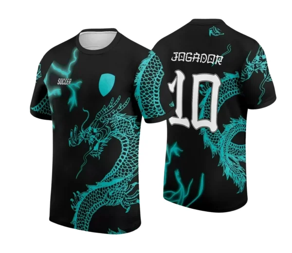 Camisa Interclasse Escolar Tema Dragão