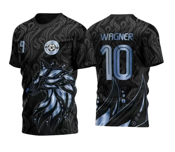 Camiseta Interclasse Escolar Tema Raposa Azul