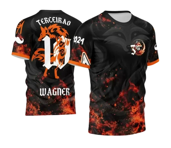 Camiseta Interclasse Escolar Tema Raposa 