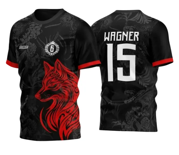 Camiseta Interclasse Escolar Tema Raposa Vermelha