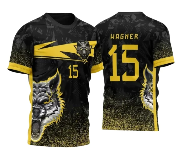 Camisa Interclasse Escolar Tema Lobo